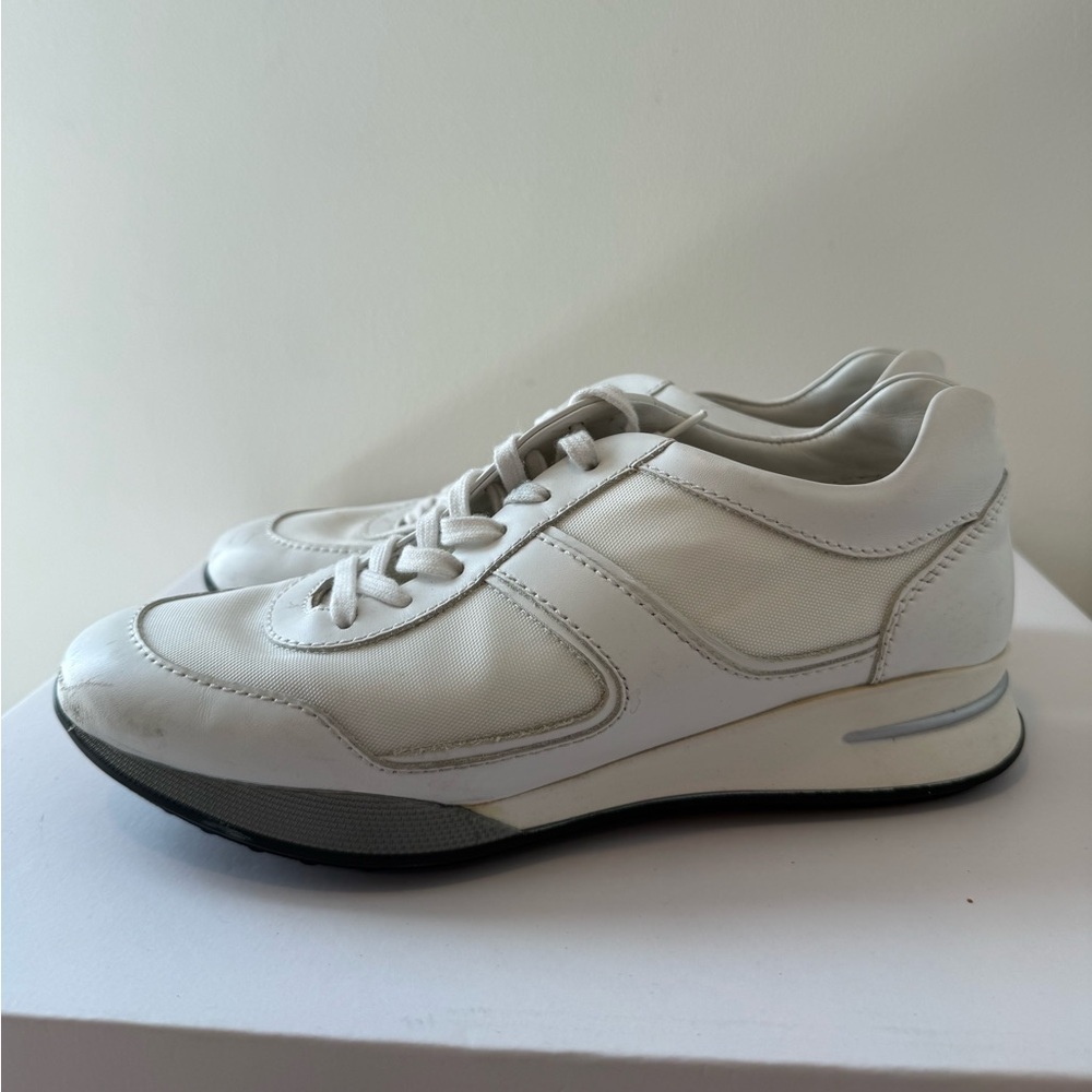Tods Womens White Leather Sneakers Size 39 #Lux-SH-2